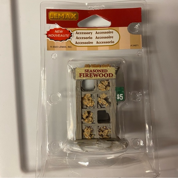 Seasoned Firewood Christmas Village Figurine - Picture 2 of 4